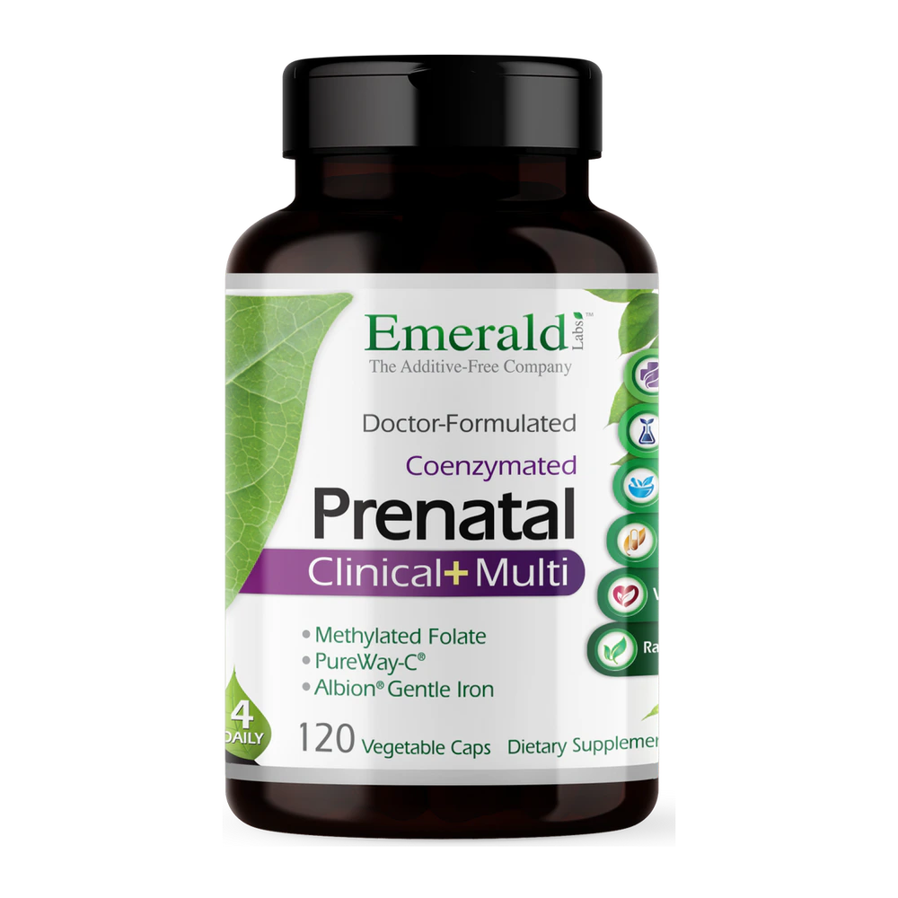 Emerald Labs - Prenatal Multivitamin - 120 Veg Capsules