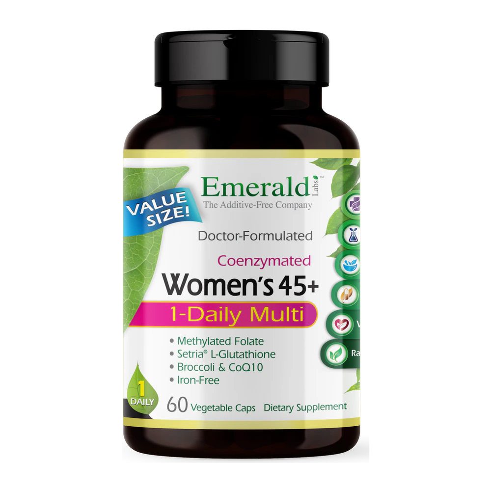 Emerald Labs - Women's 45+ 1 Daily Multvitamin - 60 Veg Capsules