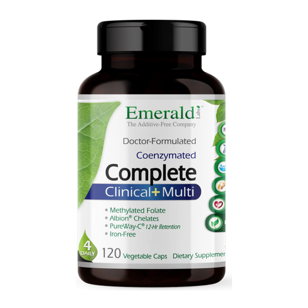 Emerald Labs - Complete Premium Multivitamin 4 Daily - 120 Veg Capsules