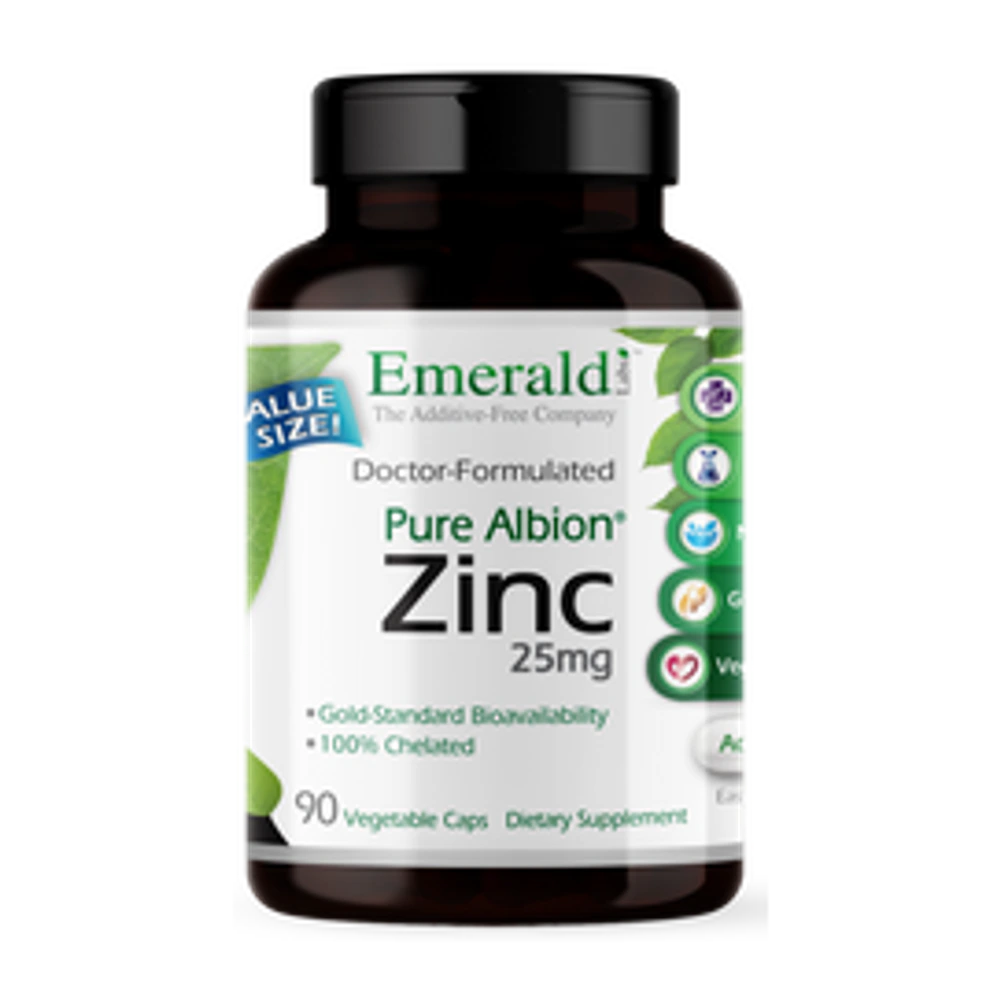 Emerald Labs - Zinc 25 mg - 90 Veg Capsules