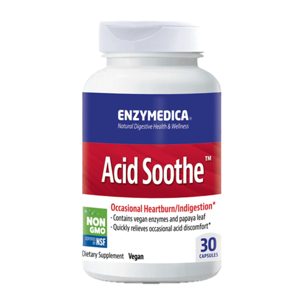 Enzymedica - Acid Soothe - 30 Capsules