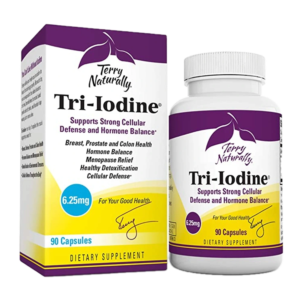 Terry Naturally - Tri-Iodine 6.25 mg - 90 Capsules
