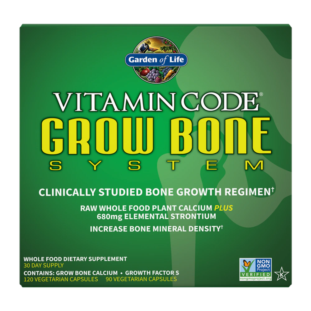 Garden of Life - Vitamin Code Grow Bone System - 1 Kit