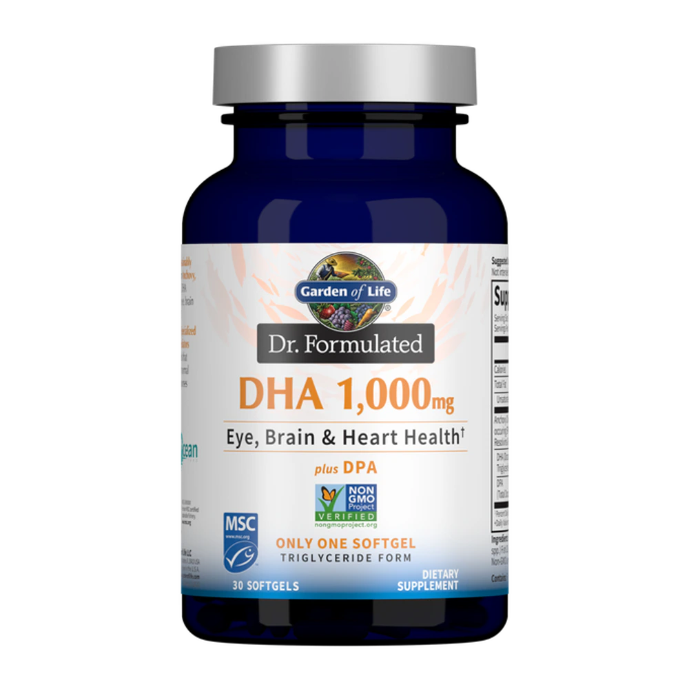 Garden of Life - Dr. Formulated Dha 1000 mg Plus Dpa - 30 Softgels