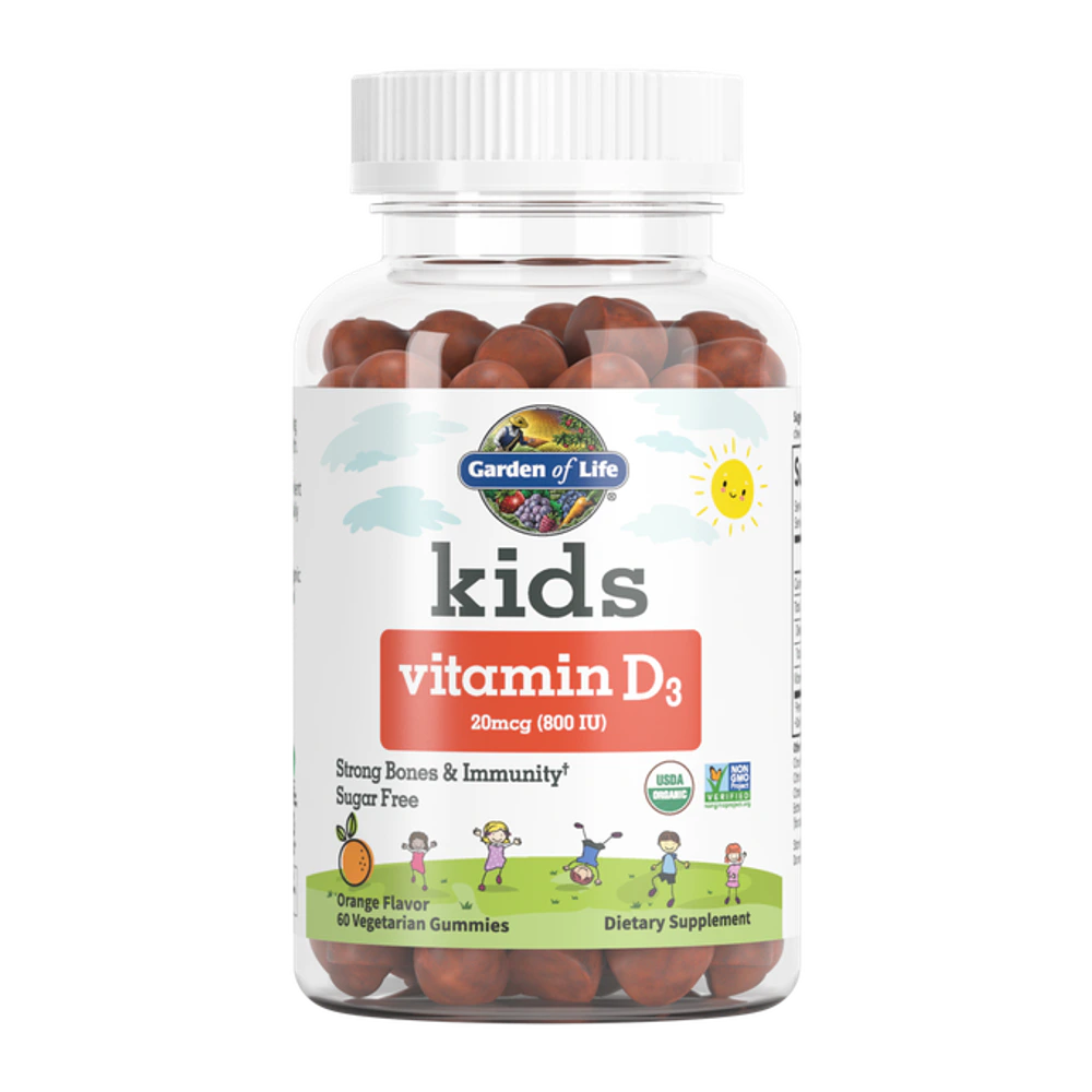Garden of Life - Kids Vitamin D3 800 IU - 60 Gummies