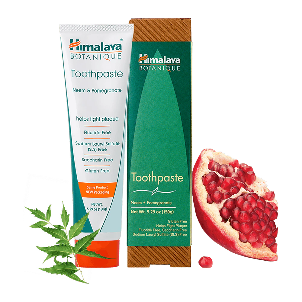 Himalaya - Botanique Toothpaste Neem Pomegranate Fluoride Free - 150 grams