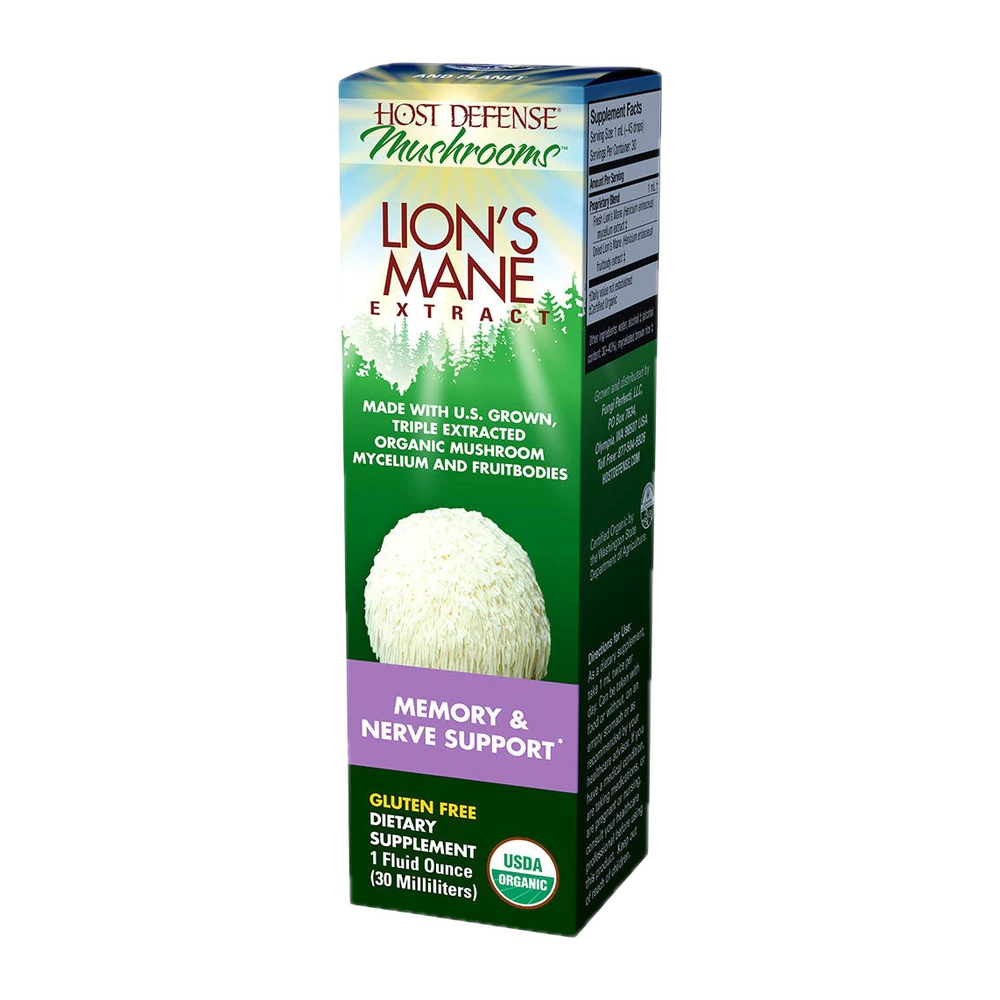 Host Defense - Lions Mane Extract - 1 fl oz