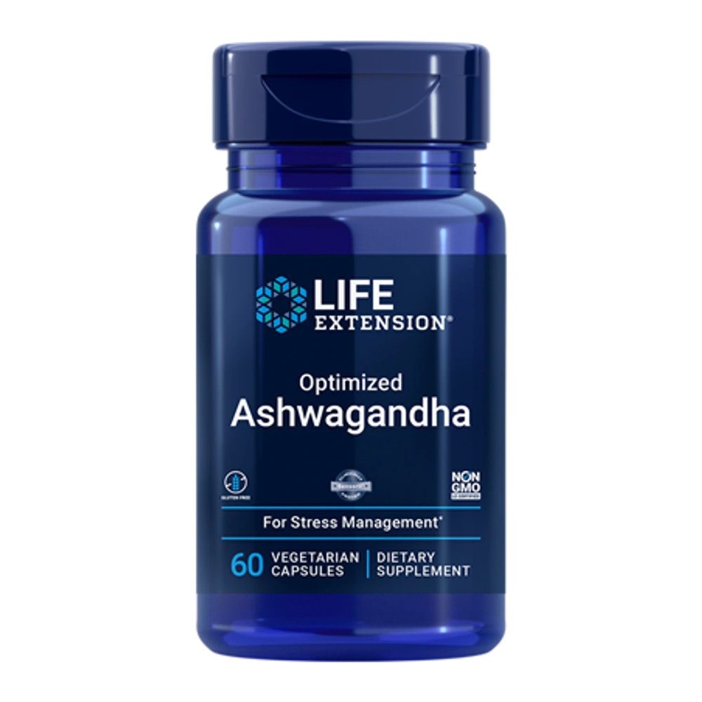 Life Extension - Optimized Ashwagandha Extract - 60 Veg Capsules