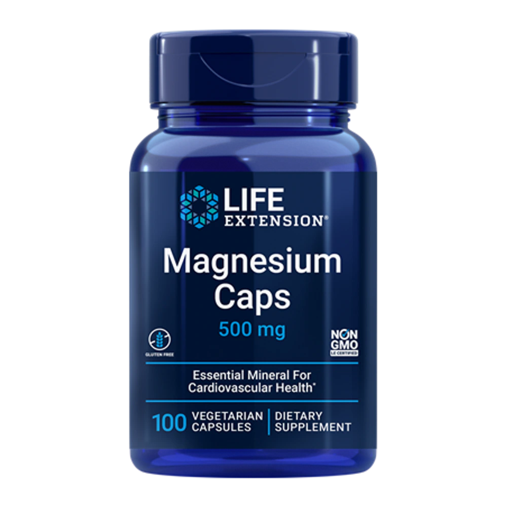 Life Extension - Magnesium Caps 500 mg - 100 Veg Capsules