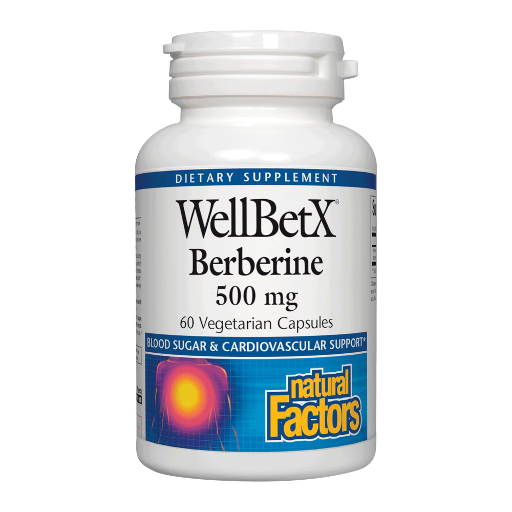 Natural Factors - Wellbex Berberine - 60 Veg Capsules