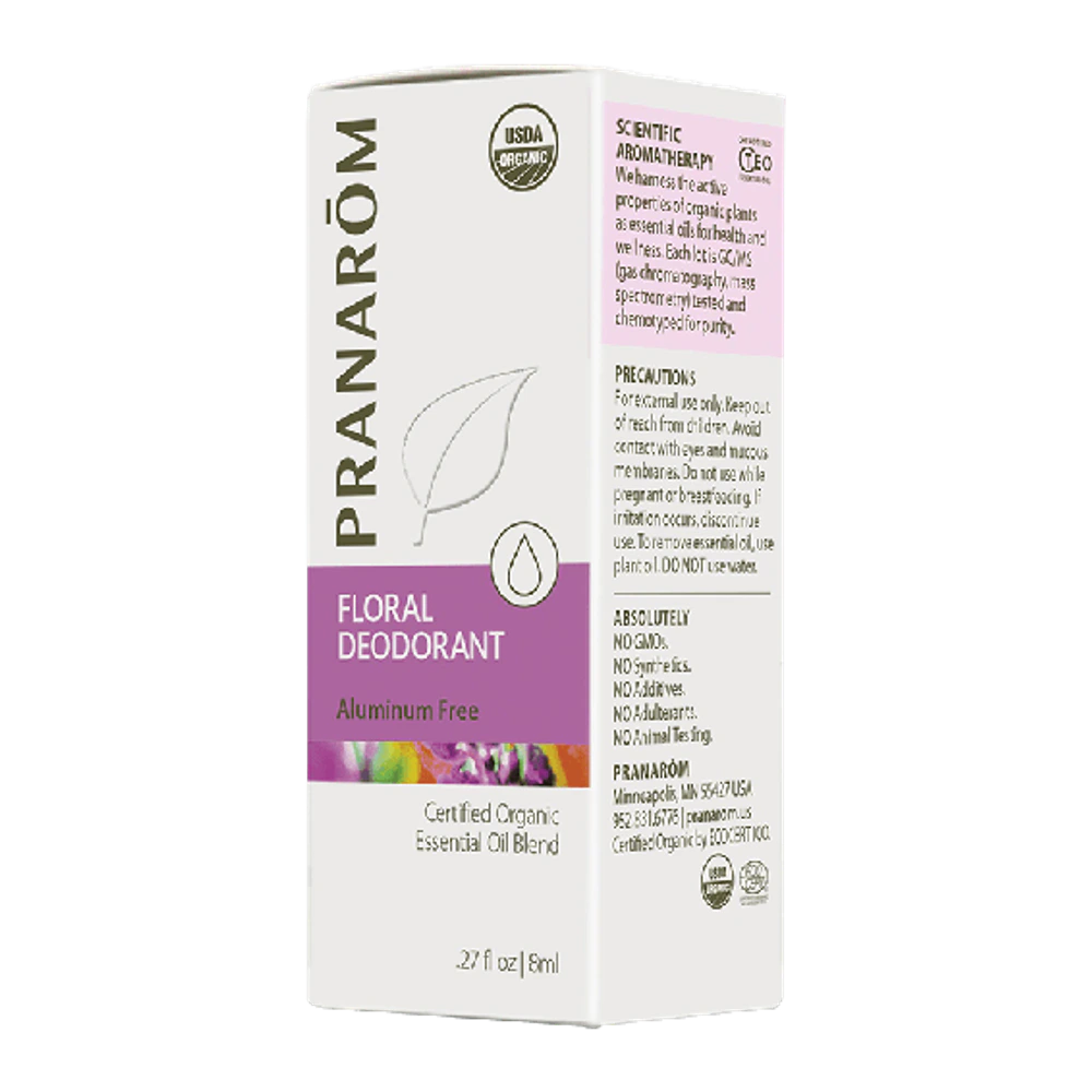 Pranarom - Floral Deodorant Roll-On - 8 mL