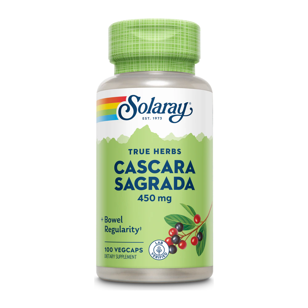 Solaray - Cascara Sagrada - 100 Capsules