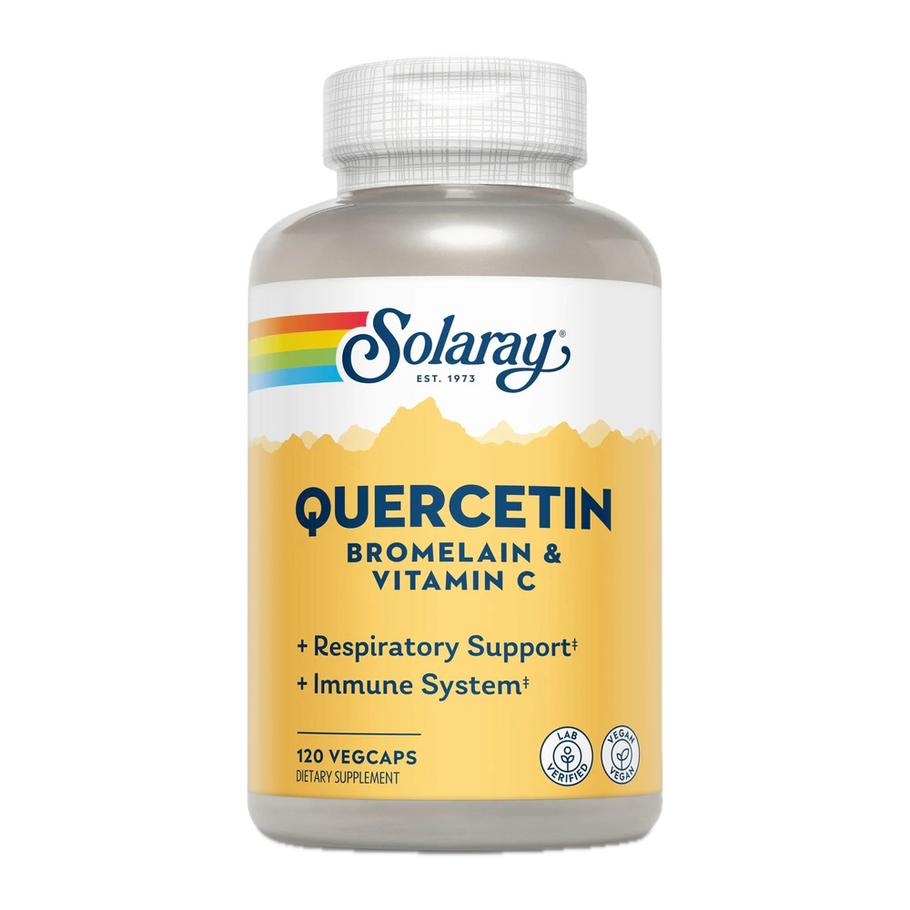Solaray - Quercetin w Bromelain + Vit C (QBC) - 120 vegecap