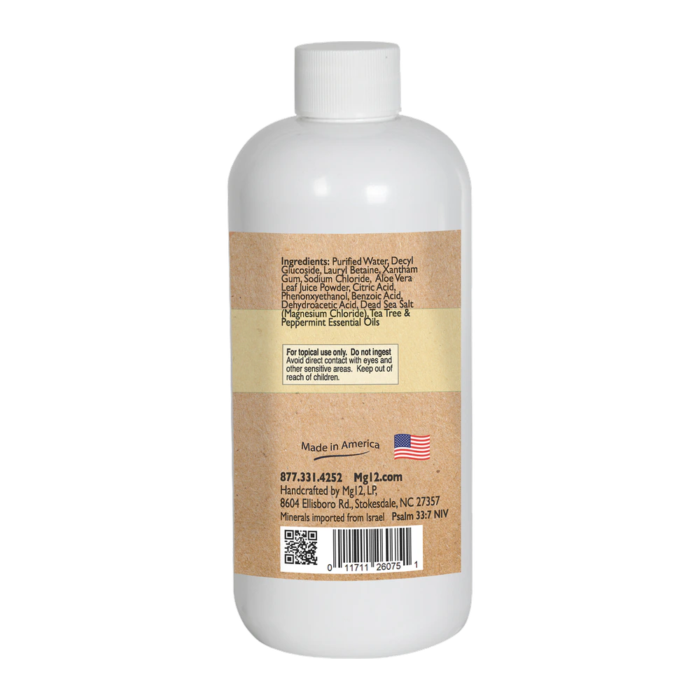 Mg12 - Dead Sea Nourishing Shampoo - 16 oz