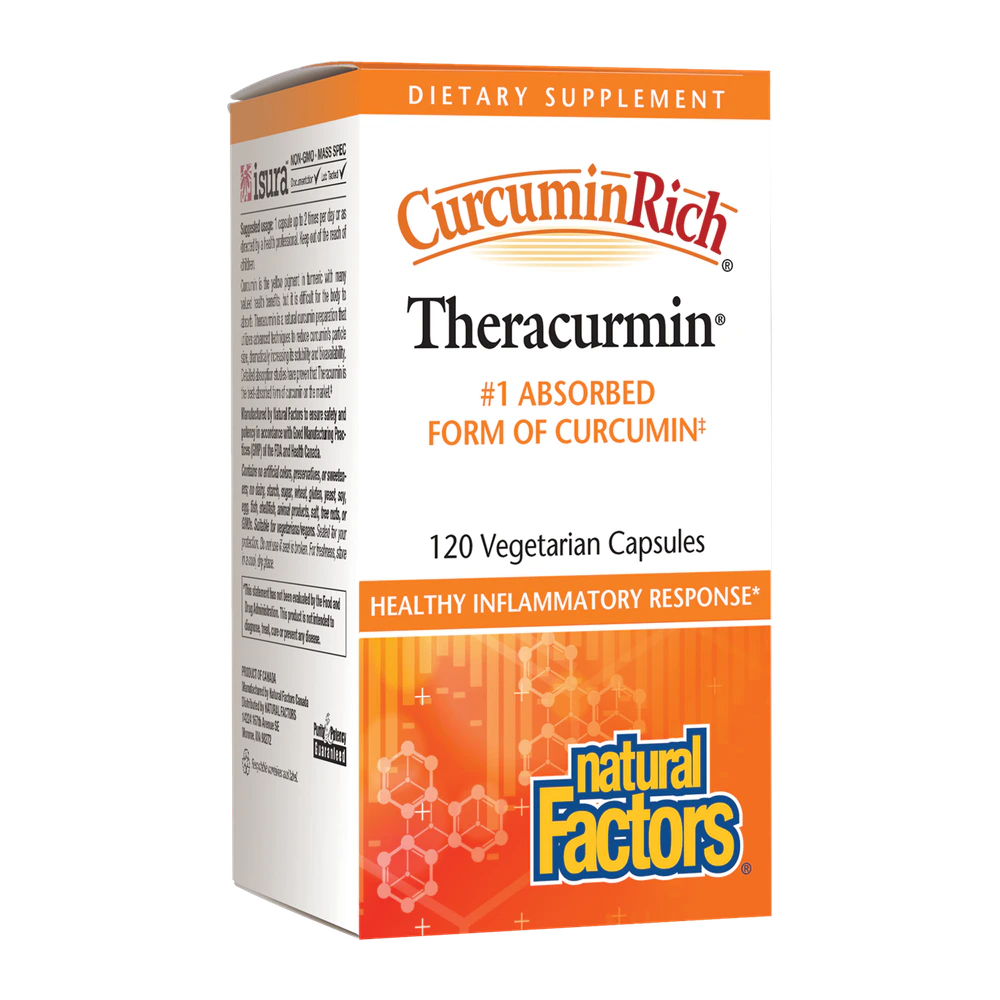 Natural Factors - Curcuminrich Theracurmin - 120 Veg Capsules