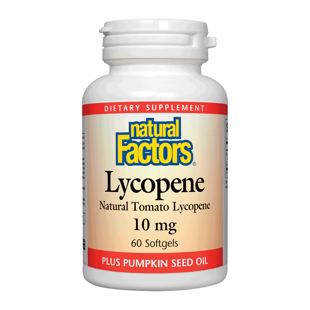 Natural Factors - Lycopene 10 mg - 60 Softgels