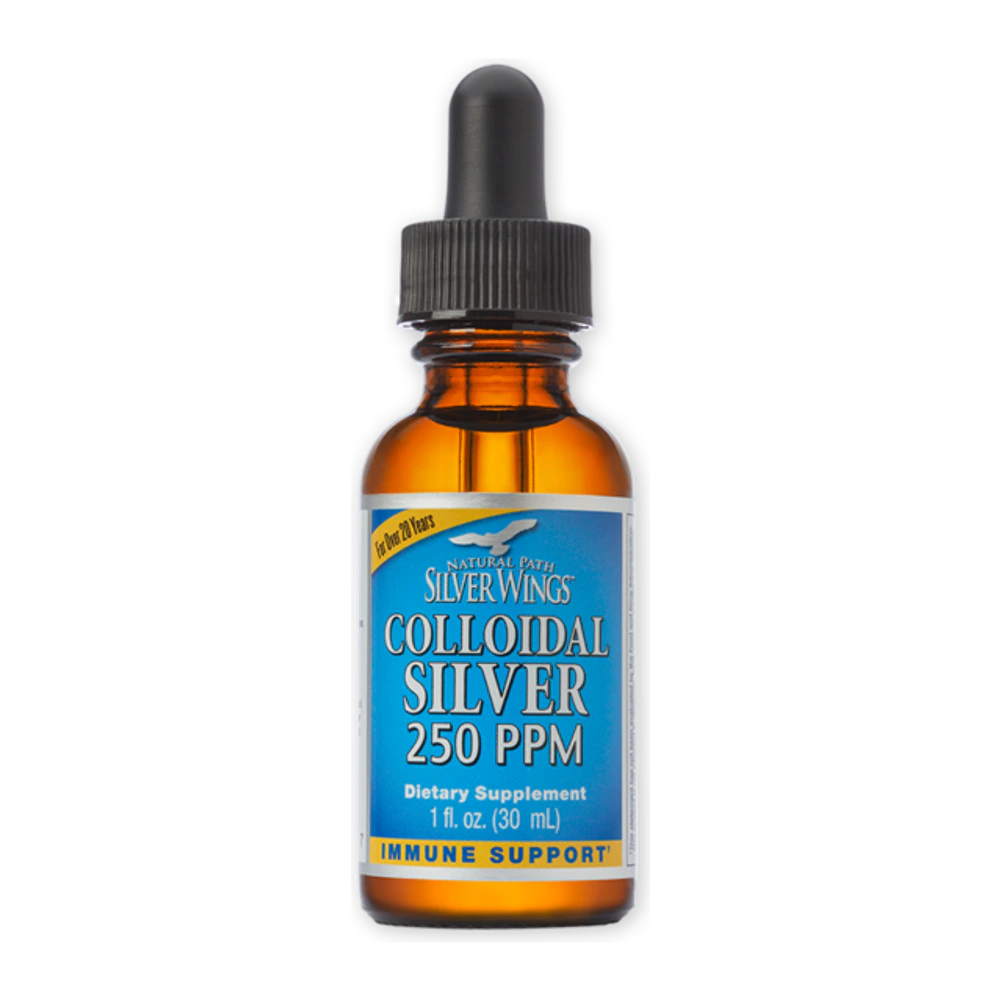 Natural Path Silver Wings - Collodial Silver 250 PPM - 1 oz