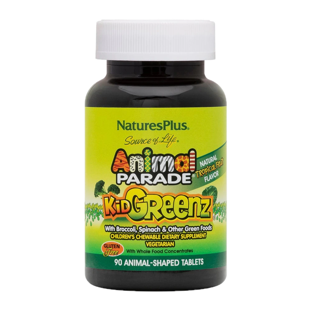 Natures Plus - Animal Parade Kidgreenz Chewable - 90 count