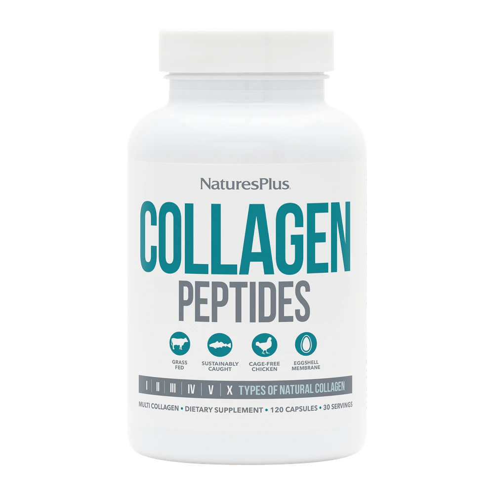 Natures Plus - Collagen Peptides - 120 Capsules