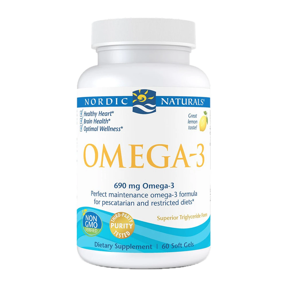 Nordic Naturals - Omega 3 Lemon 690 mg - 60 count