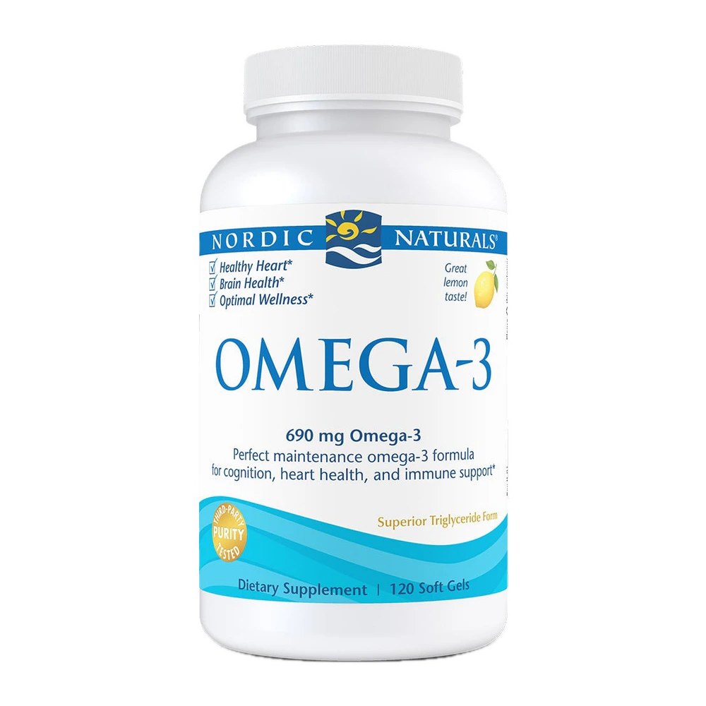 Nordic Naturals - Omega 3 Lemon 690 mg - 120 Count