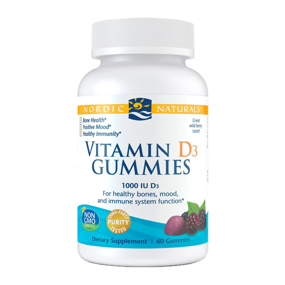 Nordic Naturals - Vitamin D3 Gummies Wild Berry - 60 count