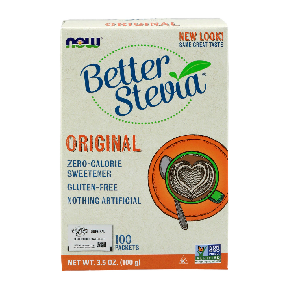 Now - Better Stevia Packets - 100 Packets