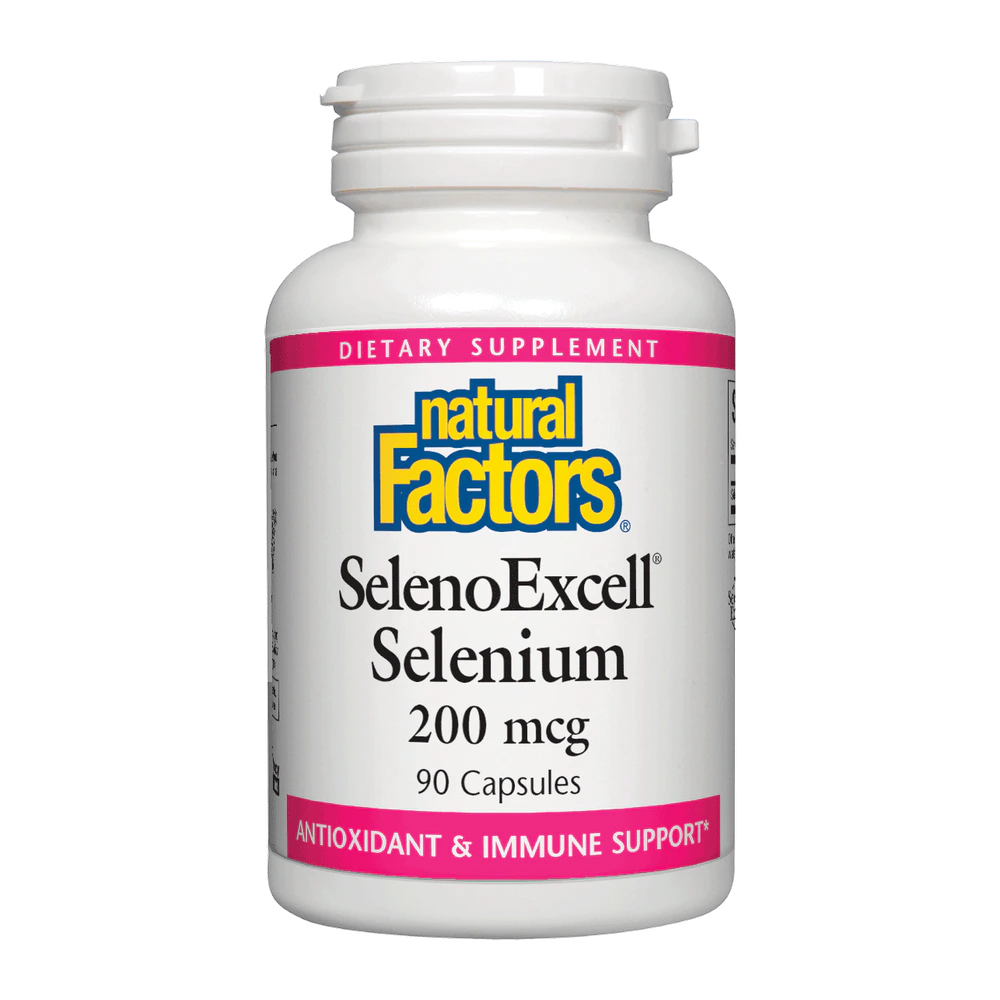 Natural Factors - Selenoexcell 200 mcg - 90 Capsules