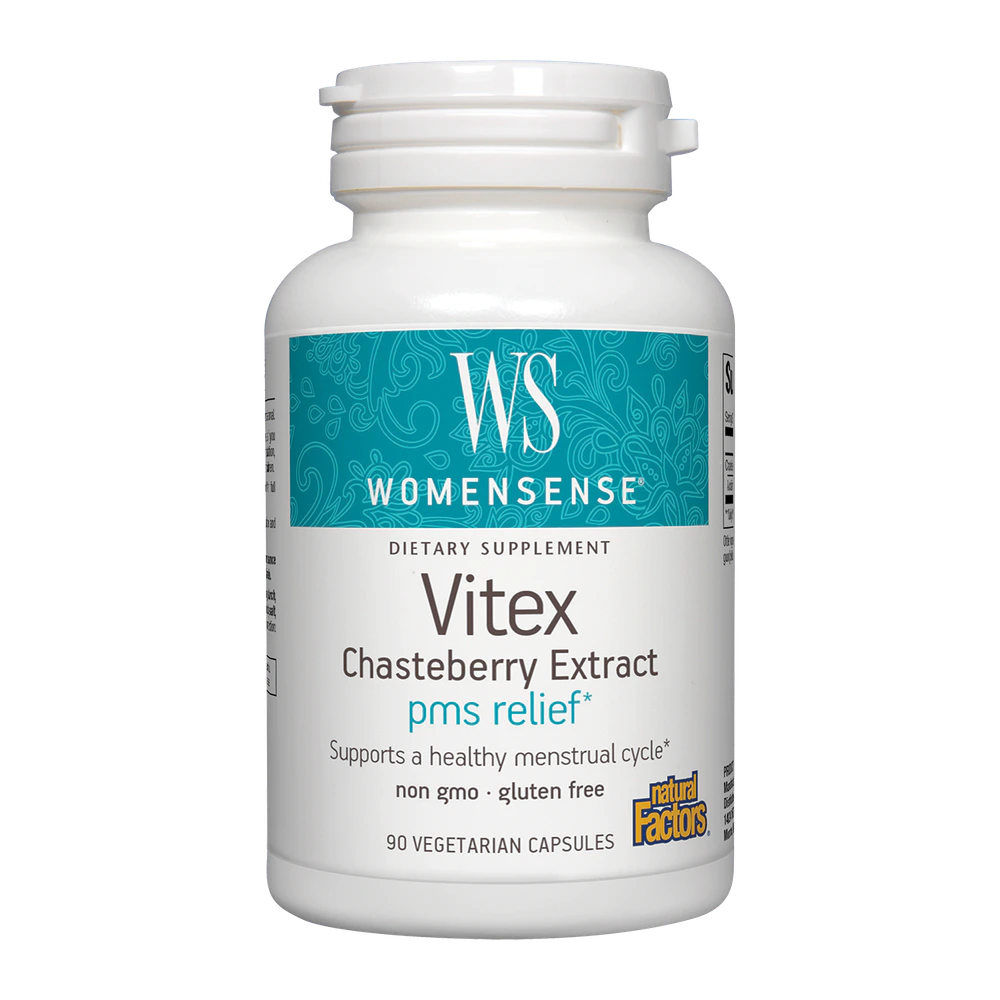 Natural Factors - Womens Vitex Extract 80 mg - 90 Veg Capsules