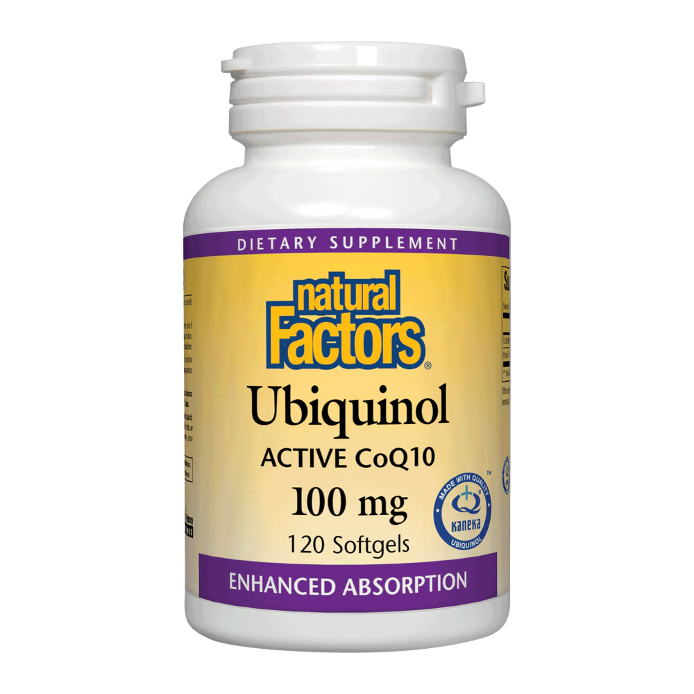 Natural Factors - Ubiquinol QH Bonus Pack - 120 Softgels