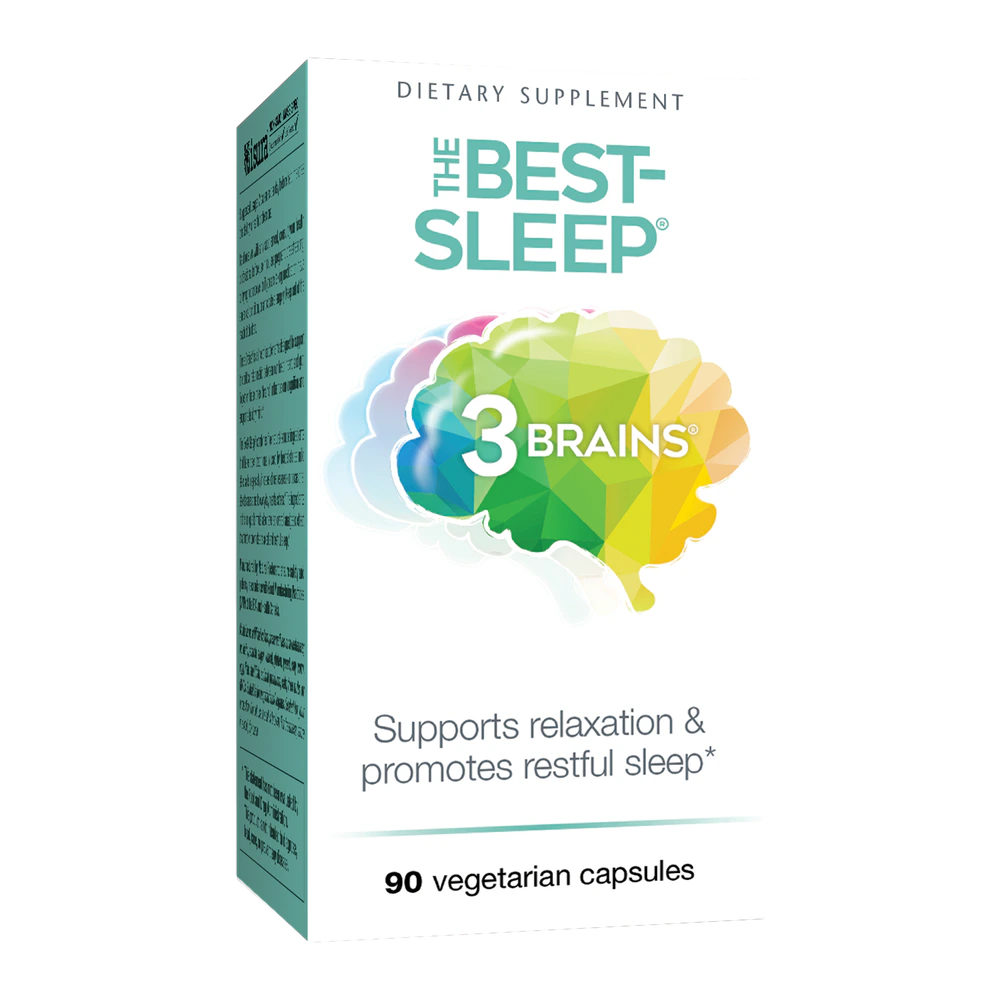 Natural Factors - 3 Brains The Best Sleep - 90 Capsules