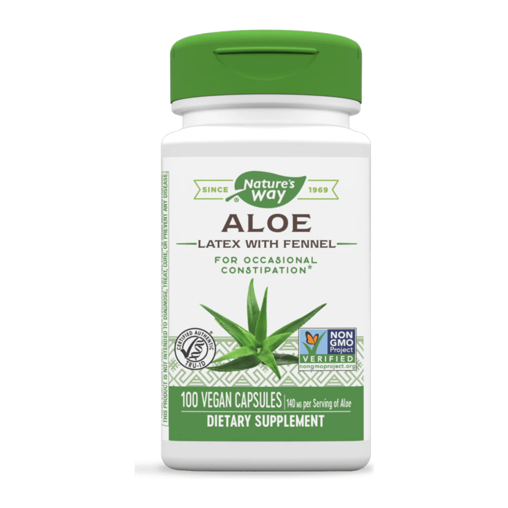 Natures Way - Aloelax Caps - 100 Capsules
