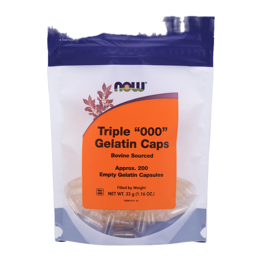Now - Triple "000" Veg Capsules - 200 Capsules