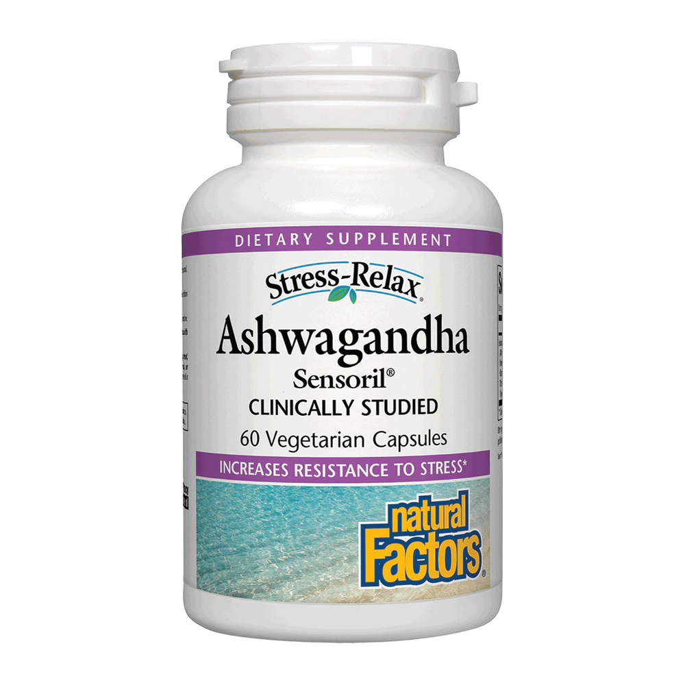 Natural Factors - Stress-Relax Ashwagandha Sensoril - 30 Veg Capsules