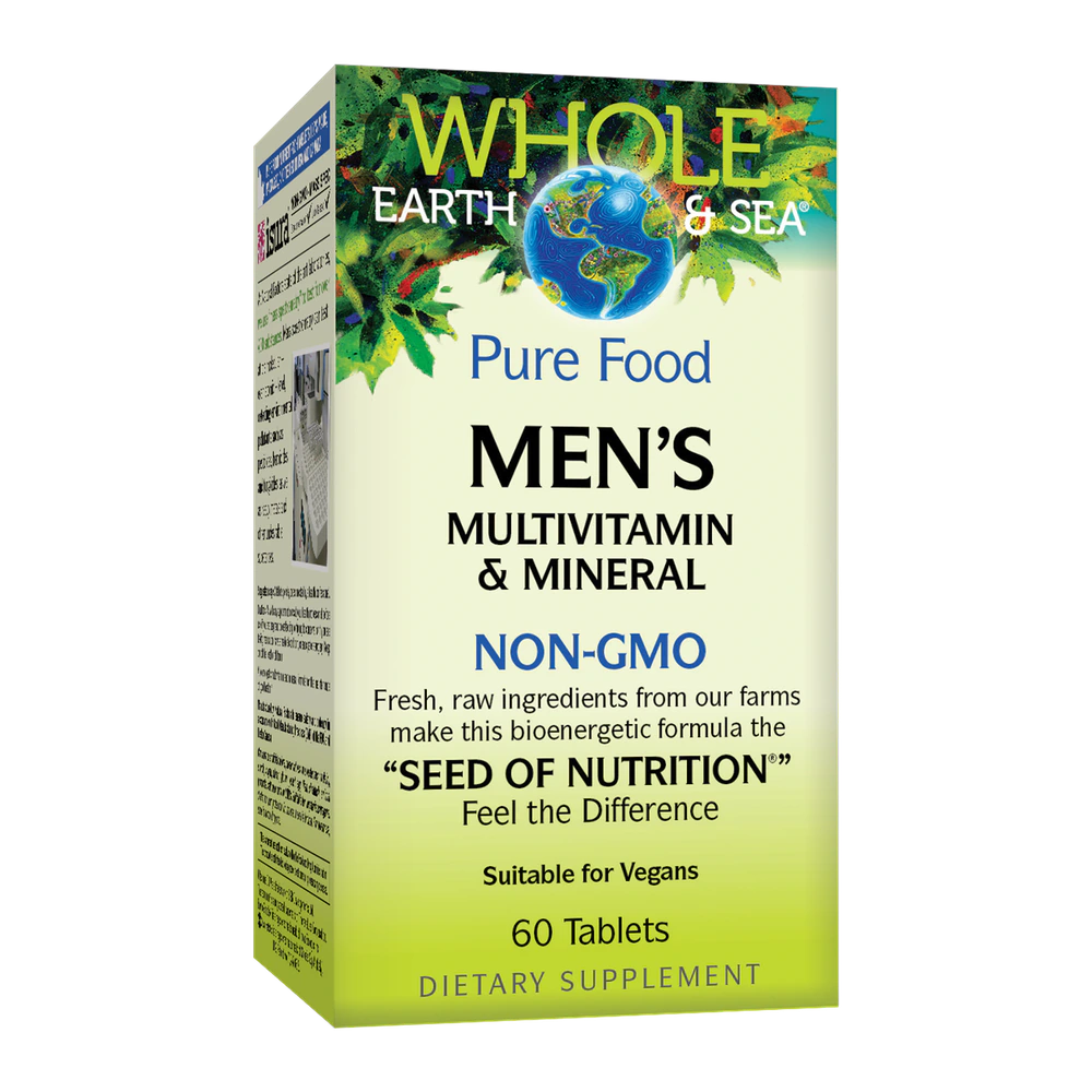 Natural Factors - Whole Earth & Sea Mens Multivitamin - 60 Tablets