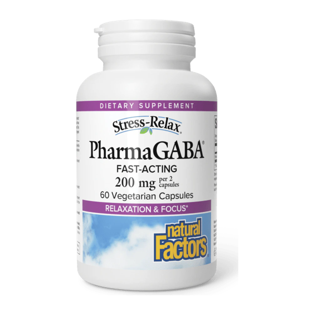 Natural Factors - Stress-Relax Pharma Gaba - 60 Capsules