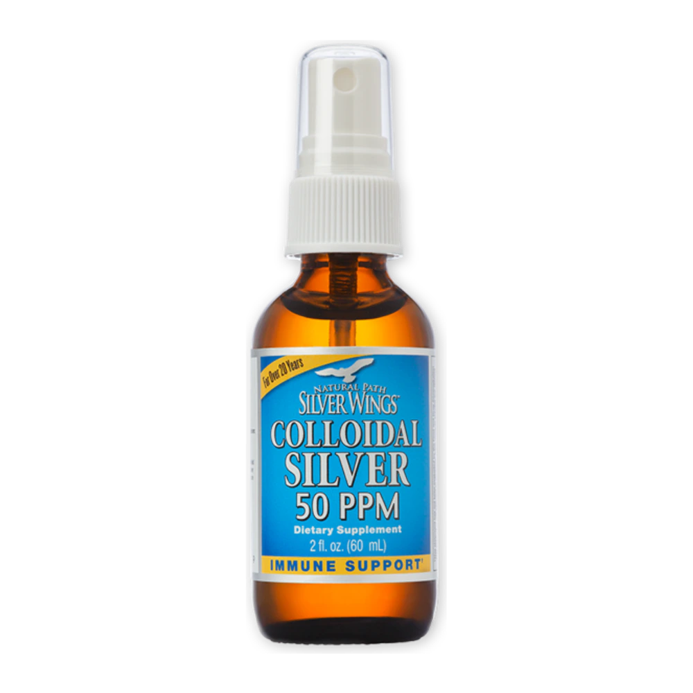 Natural Path Silver Wings - Colloidal Silverppm Spray - 2 oz