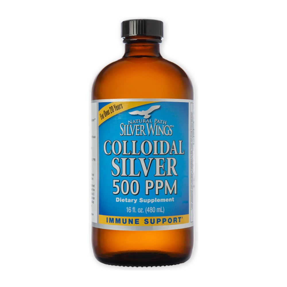 Natural Path Silver Wings - Colloidal Silver 500 PPM - 16 oz