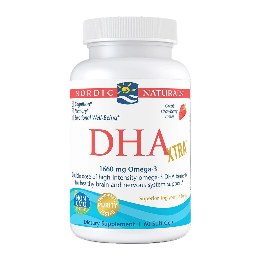Nordic Naturals - Dha Xtra Strawberry - 60 count