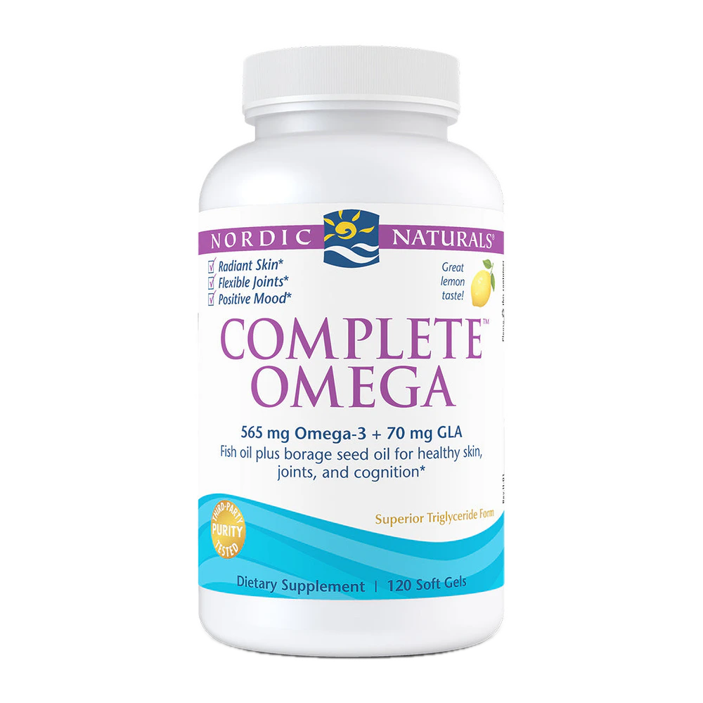 Nordic Naturals - Complete Omega Lemon - 120 Count