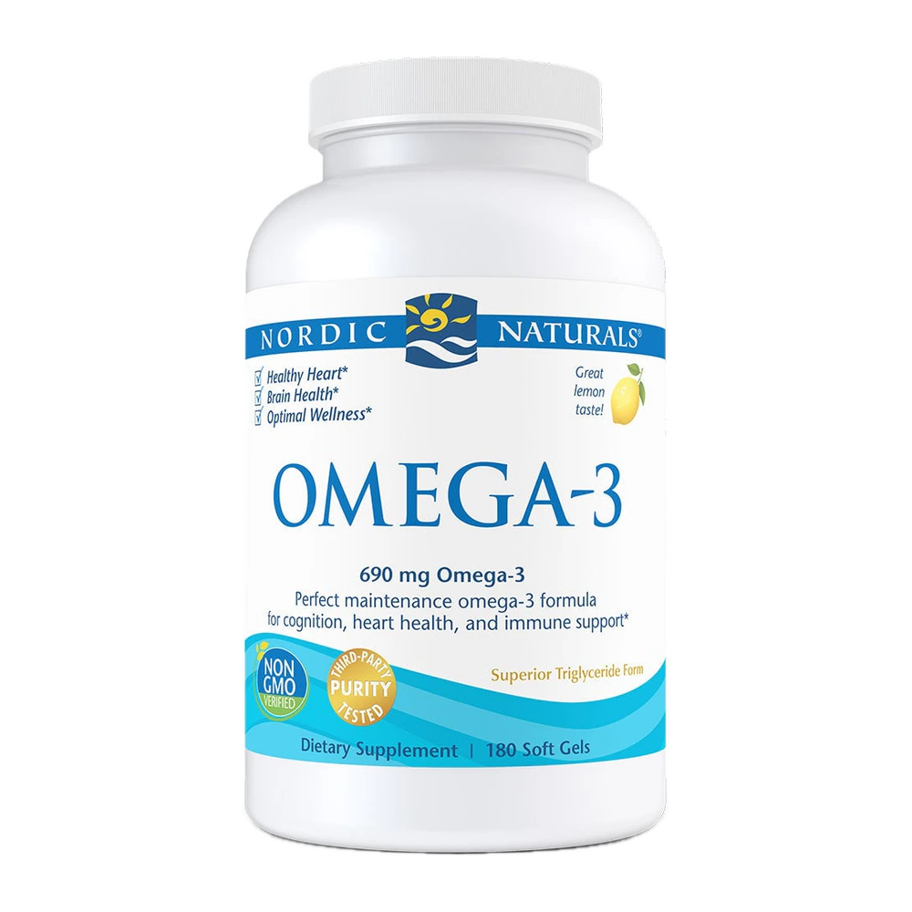 Nordic Naturals - Omega 3 Lemon 690 mg - 180 count