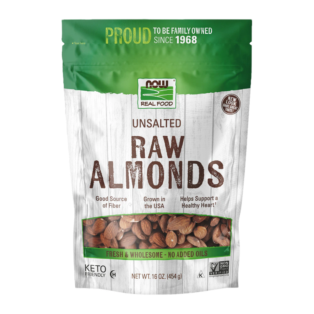 Now - Almonds Shelled - 1 lb