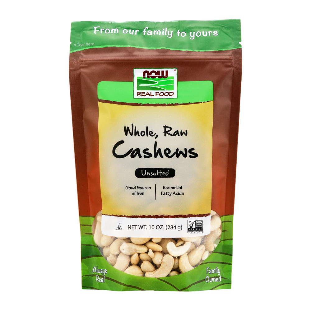Now - Cashews Raw - 10 oz