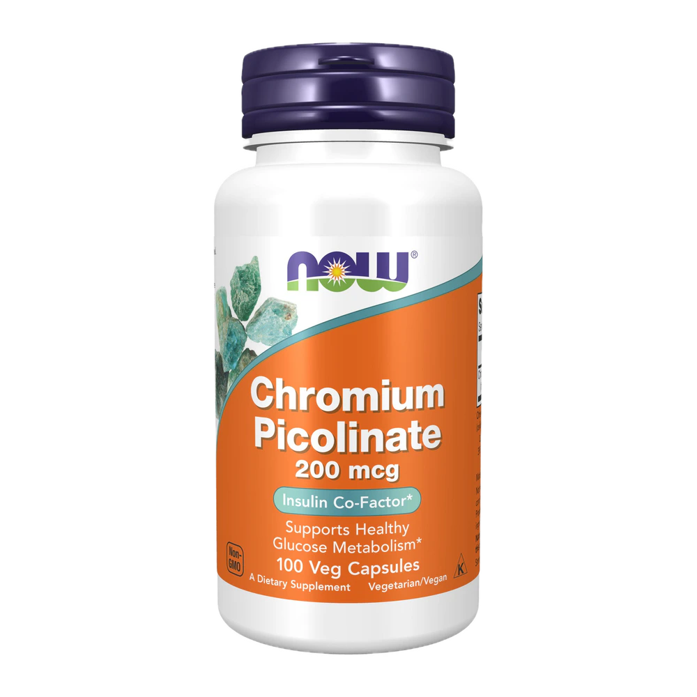 Now - Chromium Picolinate 200 mcg - 100 Capsules
