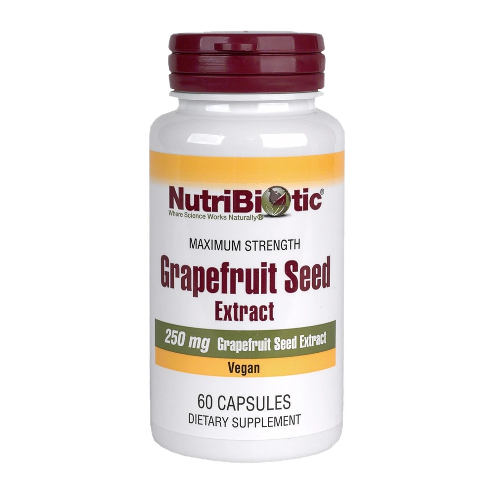 Nutribiotic - Grapefruit Seed Concentrate 250 mg - 60 Capsules