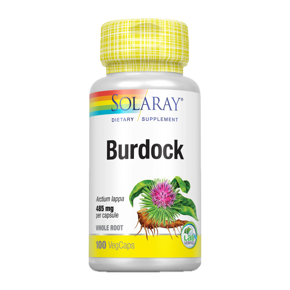 Solaray - Burdock Root - 100 Capsules