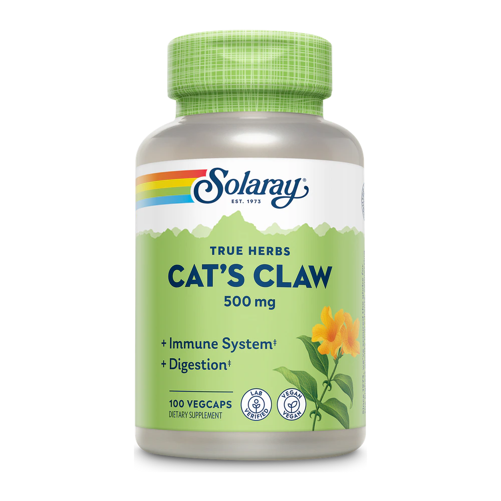 Solaray - Cats Claw - 100 Capsules