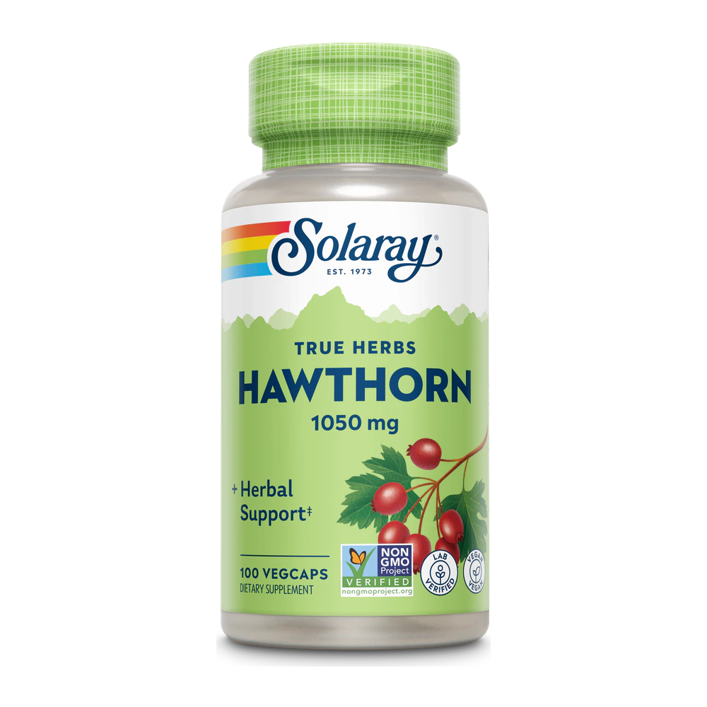 Solaray - Hawthorne Berries - 100 Veg Capsules