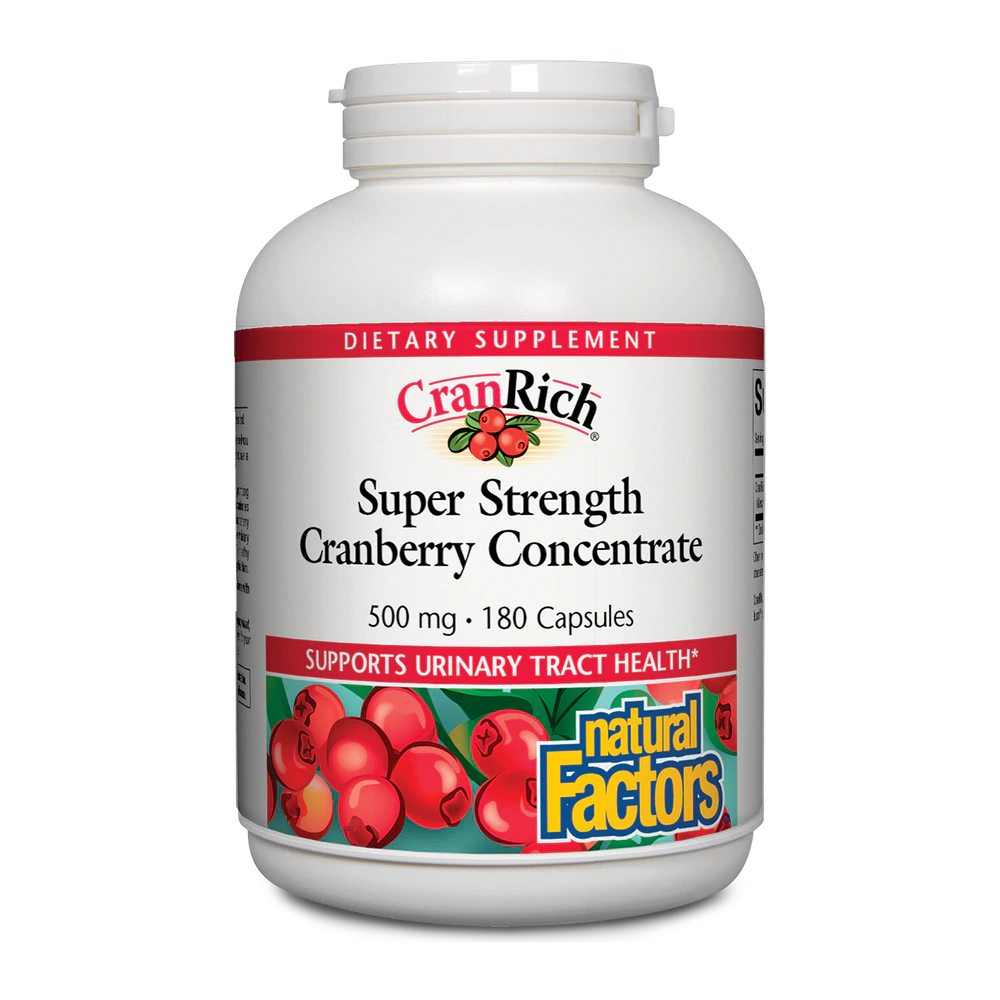 Natural Factors - Cranrich 500 mg - 180 Capsules