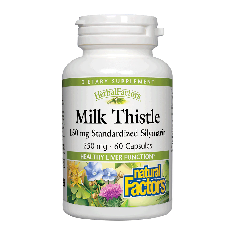 Natural Factors - Milk Thistle 250 mg 60 Capsules